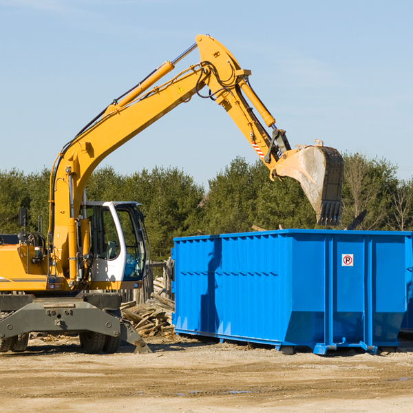 can i choose the location where the residential dumpster will be placed in Boyds