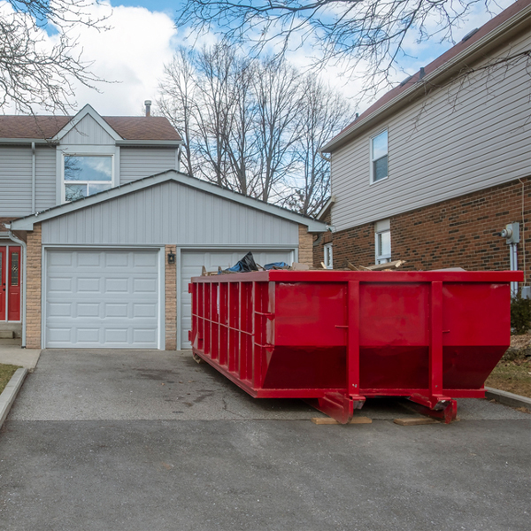 what types of waste can be placed in a construction dumpster